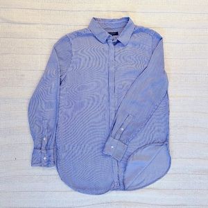 BANANA REPUBLIC Parker Tunic Tuxedo Button-Down Size S
